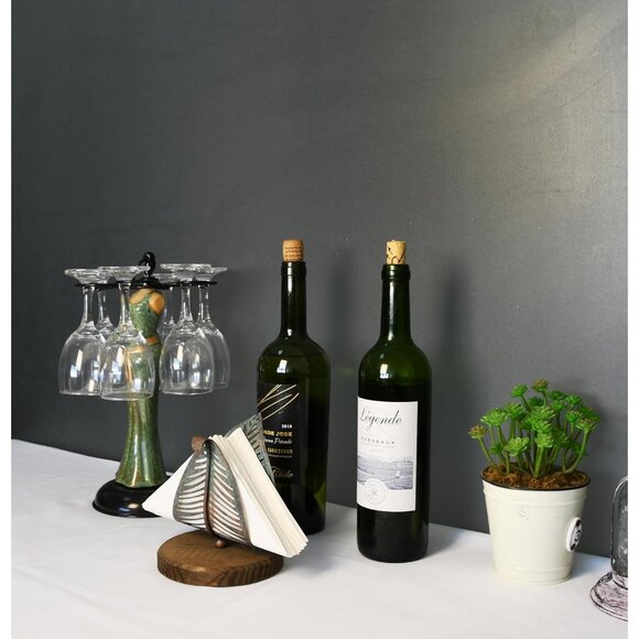 Napkin Holder Nature - Etsy Forest-Inspired Napkin Holder with Brown Base - Perfect for Dinner Parties